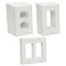 12 Piece Standard Light Switch Plates and Outlet Covers, 1-Gang, 2-Gang, Duplex Receptacle for Wall, White